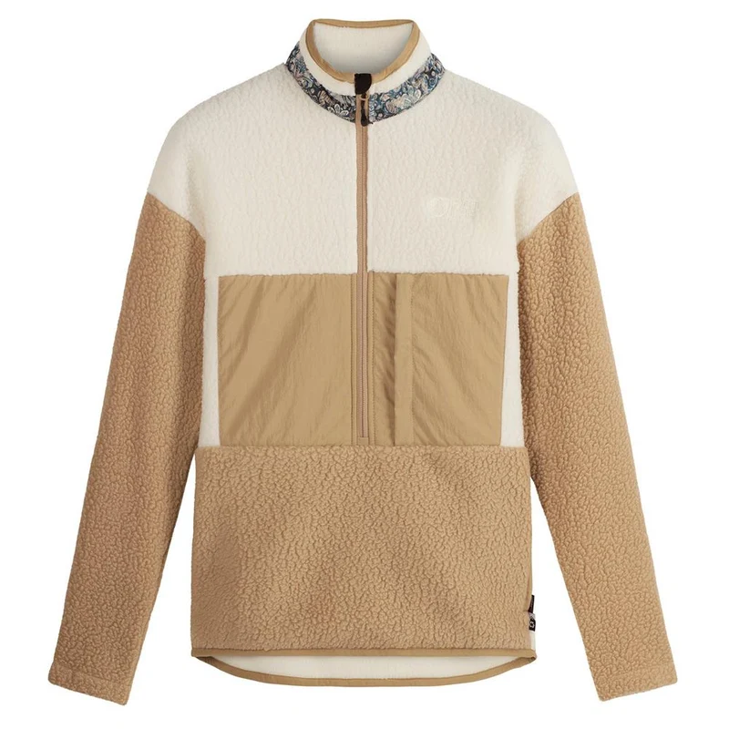 Picture Naatil 1/4 Fleece Damen Fleecejacke tannin