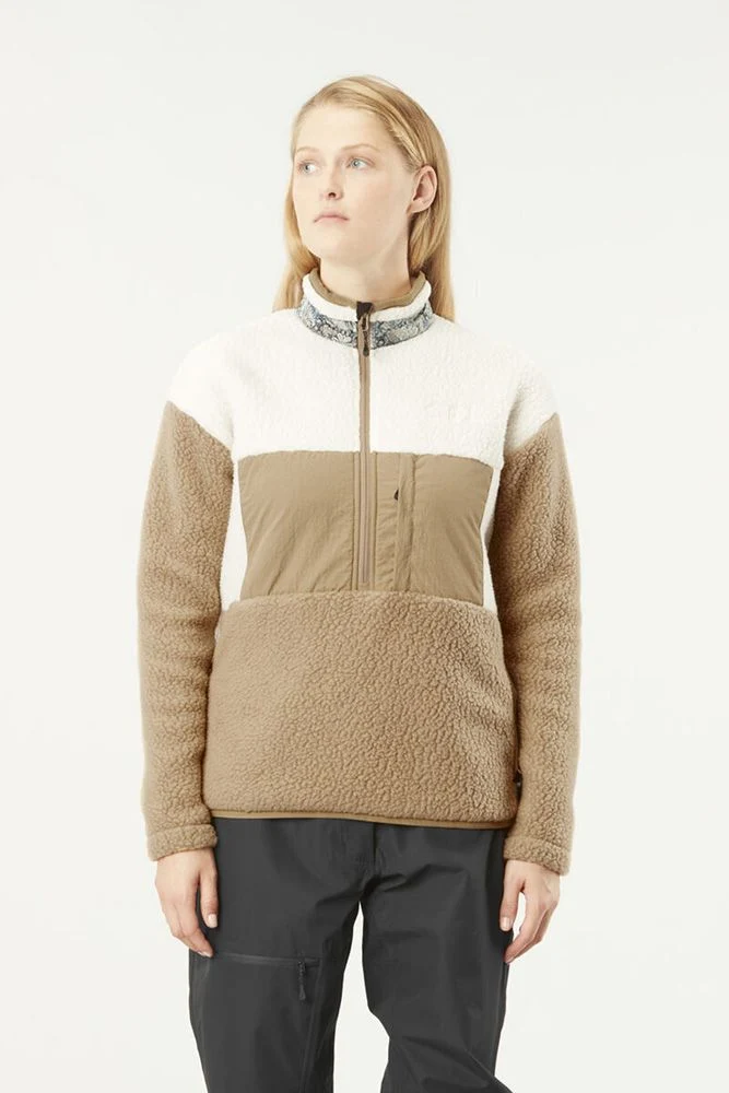 Picture Naatil 1/4 Fleece Damen Fleecejacke tannin