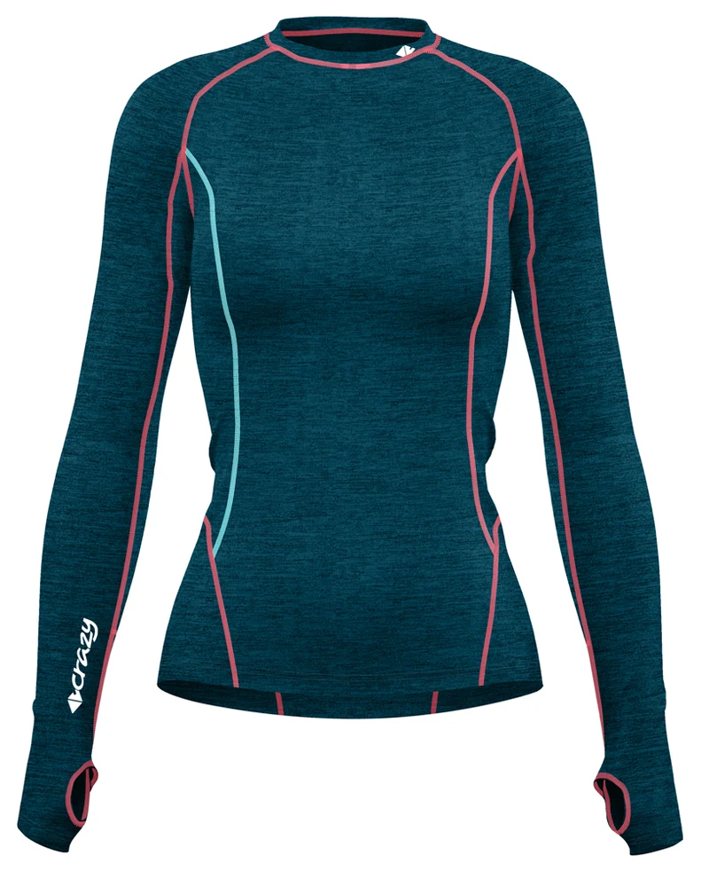 Crazy Idea Pull Allure Damen Langarmshirt frozen