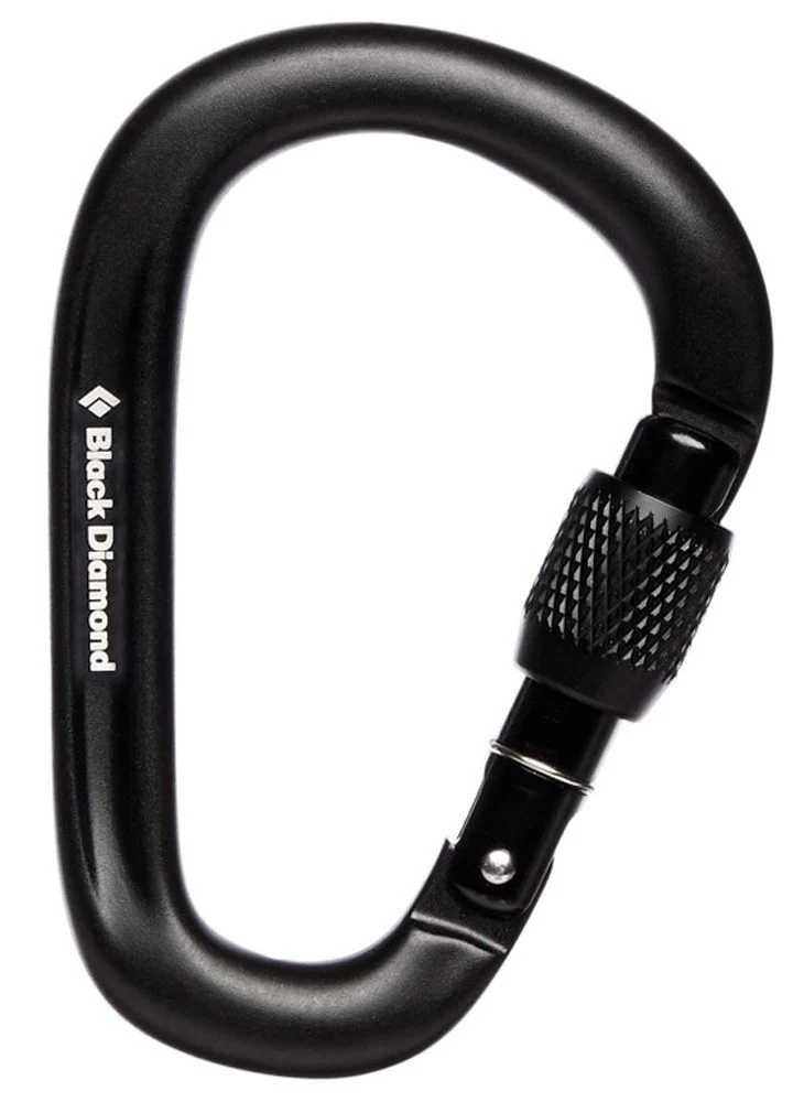 Black Diamond Pearlock Screwgate Karabiner black