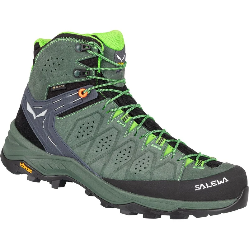 Salewa Alp Trainer 2 Mid GTX Boot Herren Trekkingschuh raw green/pale frog