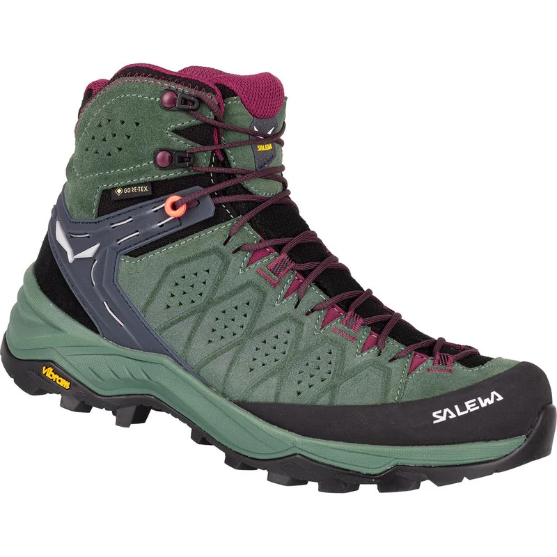 Salewa Alp Trainer 2 Mid GTX Boot Damen duck green/rhododendon Trekkingschuh