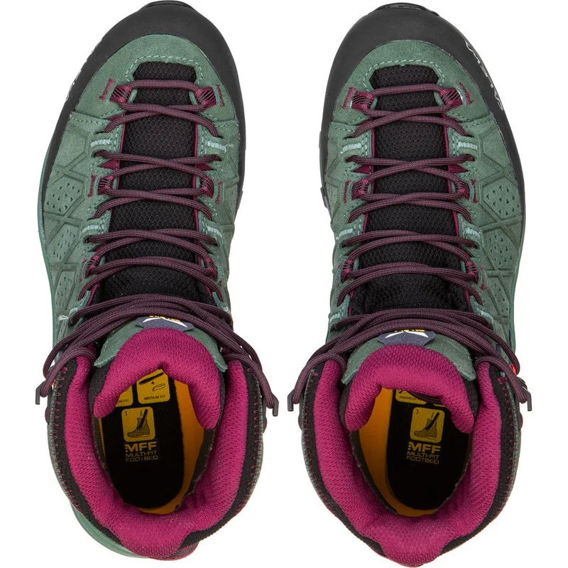 Salewa Alp Trainer 2 Mid GTX Boot Damen duck green/rhododendon Trekkingschuh