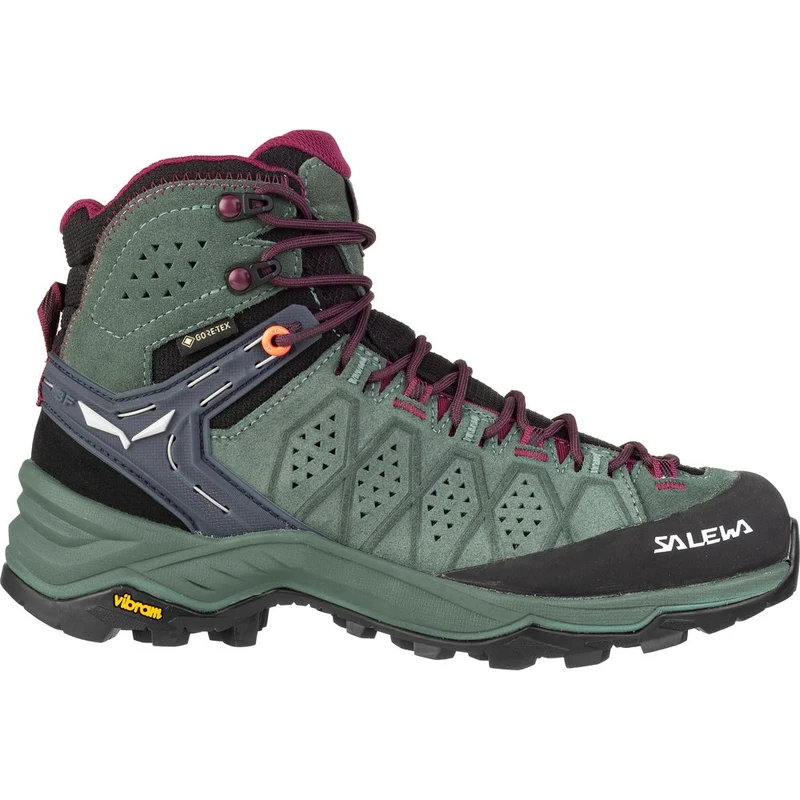 Salewa Alp Trainer 2 Mid GTX Boot Damen duck green/rhododendon Trekkingschuh