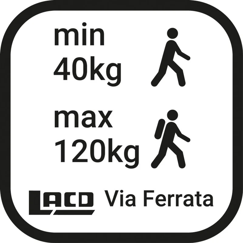 LACD Via Ferrata Pro Evo 3.0 blue Klettersteigset