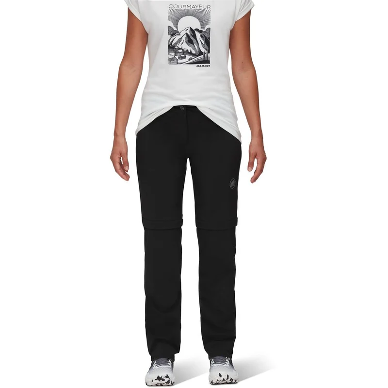 Mammut Runbold Zip Off Pants Damen black Wanderhose
