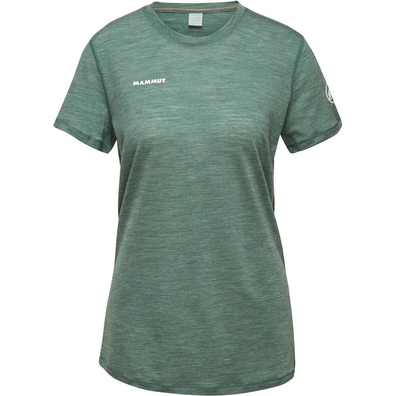 Mammut Tree Wool Fl T-Shirt Damen dark jade melange