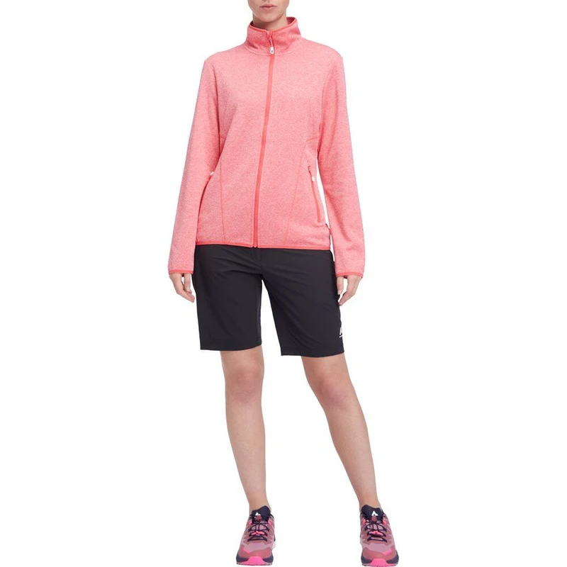 McKinley Roto II Damen Fleecejacke melange/pink