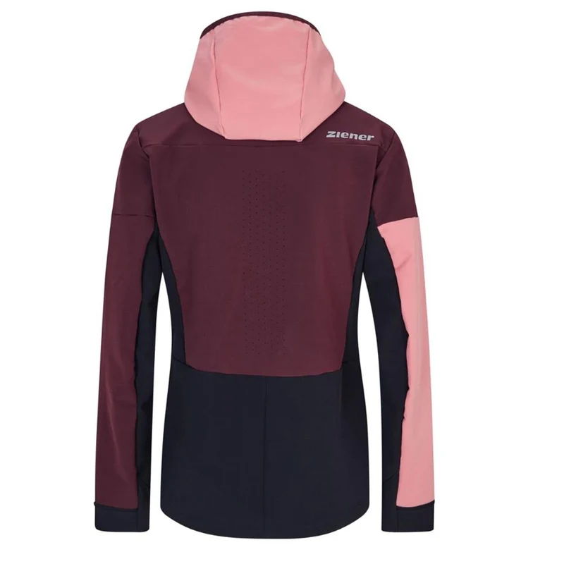 Ziener Nasinah lady velvet red blavk Damen Isolationsjacke
