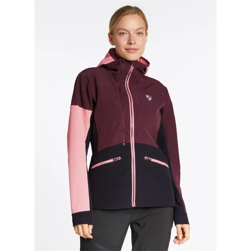 Ziener Nasinah lady velvet red blavk Damen Isolationsjacke