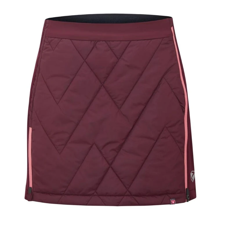 Ziener Nima Lady skirt active velvet red Damen Rock