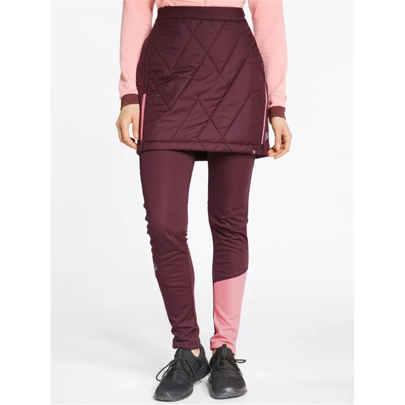 Ziener Nima Lady skirt active velvet red Damen Rock