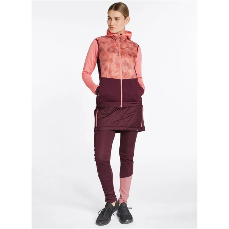 Ziener Nima Lady skirt active velvet red Damen Rock
