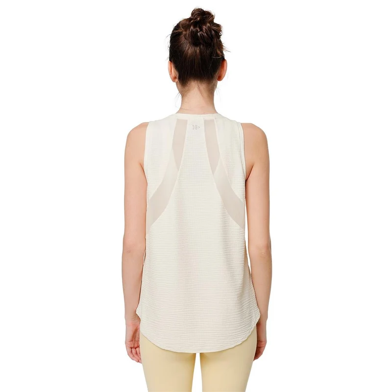 Yvette Damen Tank Top Sun Off White
