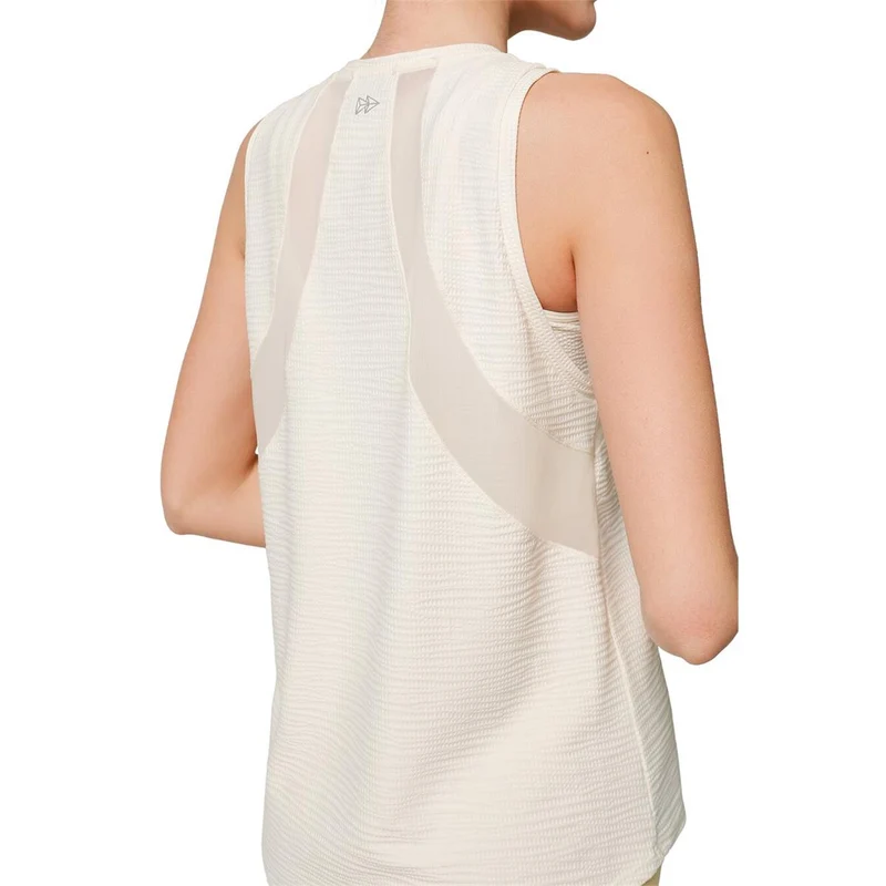 Yvette Damen Tank Top Sun Off White