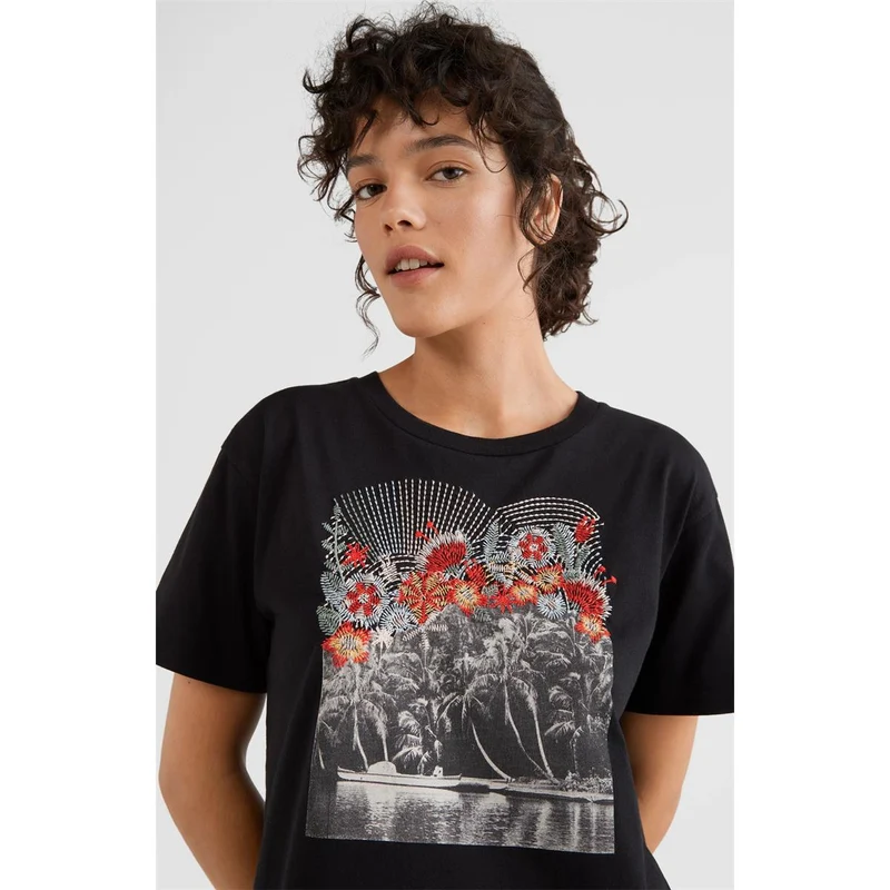 O'Neill Palm T-Shirt Women black out