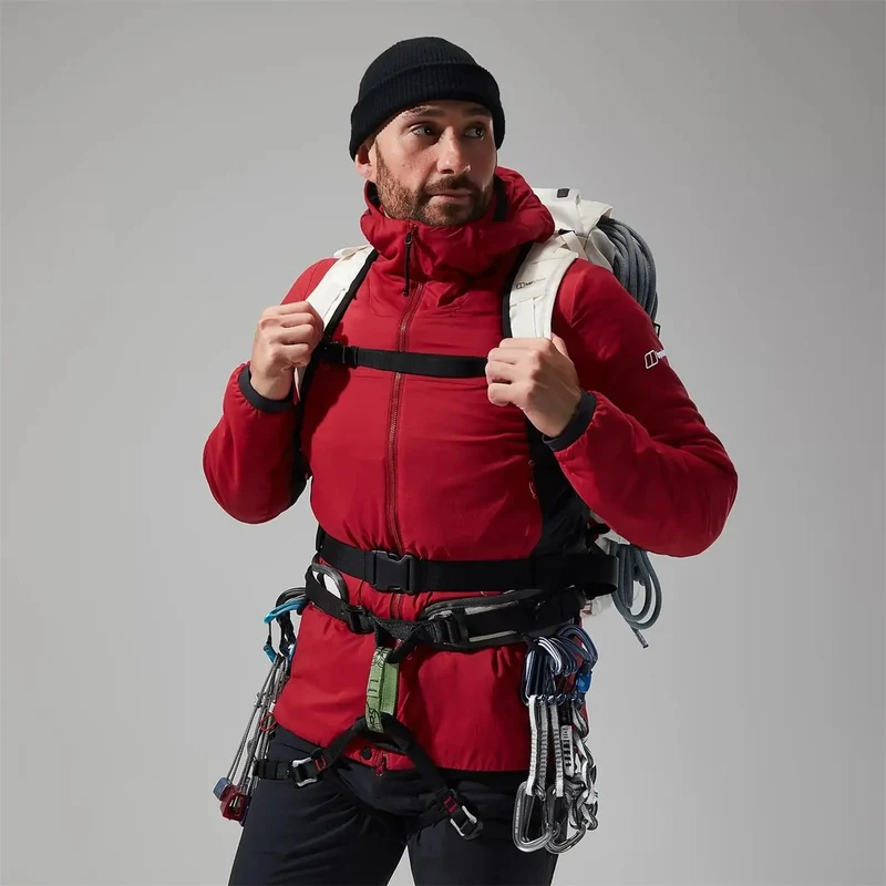 Berghaus Men MTN Seeker MW Synthetic Hoodie Jacket red black