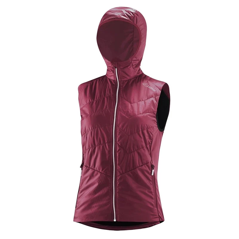 Löffler W Hooded Vest PL 60 purpur
