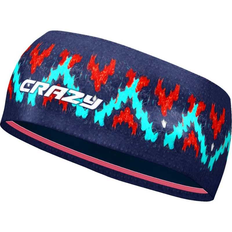 Crazy Idea Band Double norway red wool