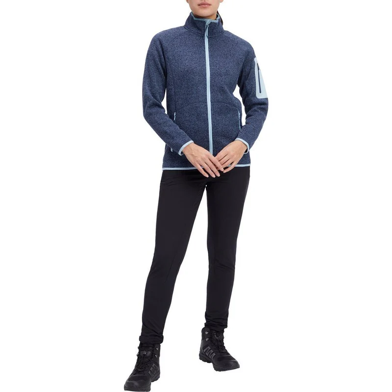 McKinley Damen Fleecejacke Skeena melange/navy Midlayer