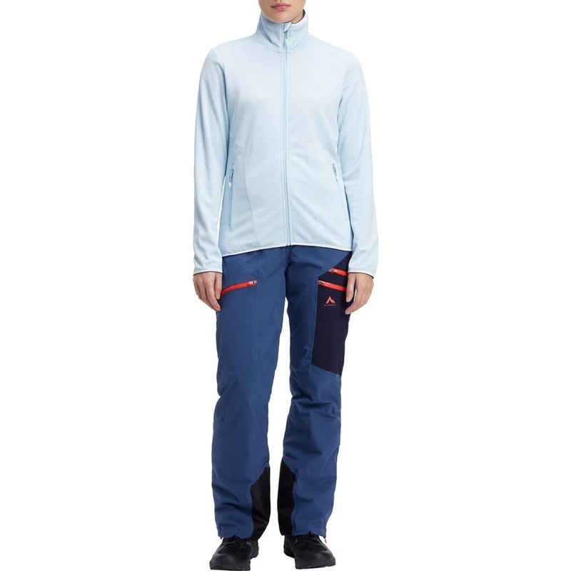 McKinley Roto II Damen Fleecejacke melange/blue light
