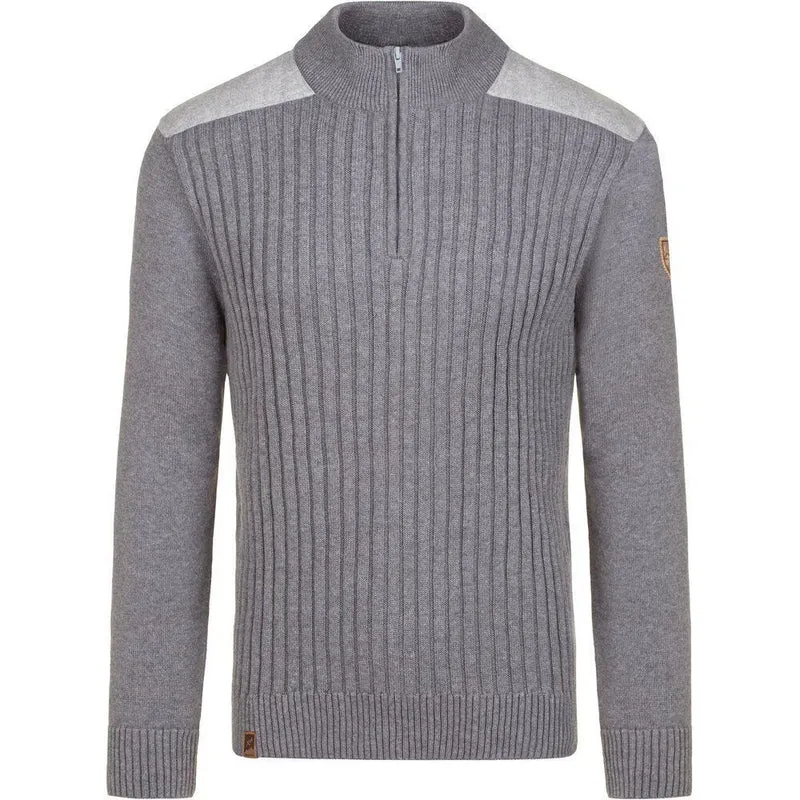 Almgwand 1928 Herren Pullover Backensteinalm anthrazit melè