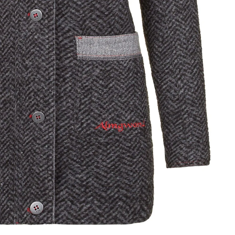Almgwand 1928 Damen Jacke Hocheder grau-shadow