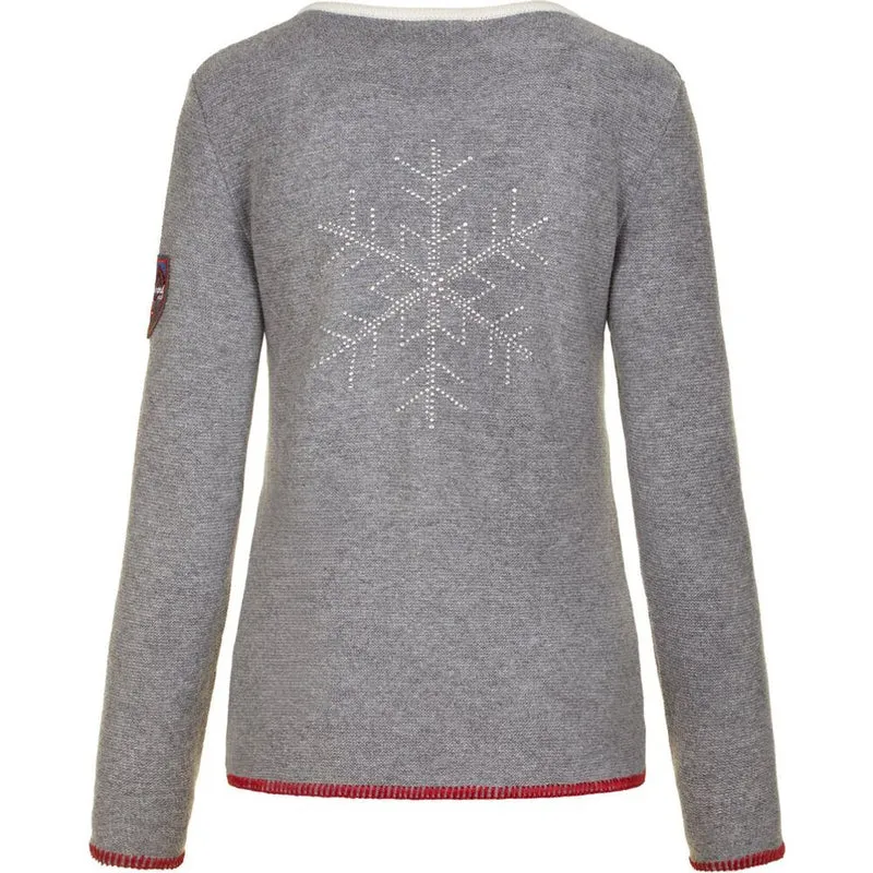 Almgwand 1928 Damen Jacke Biechlalm grau-offwhite