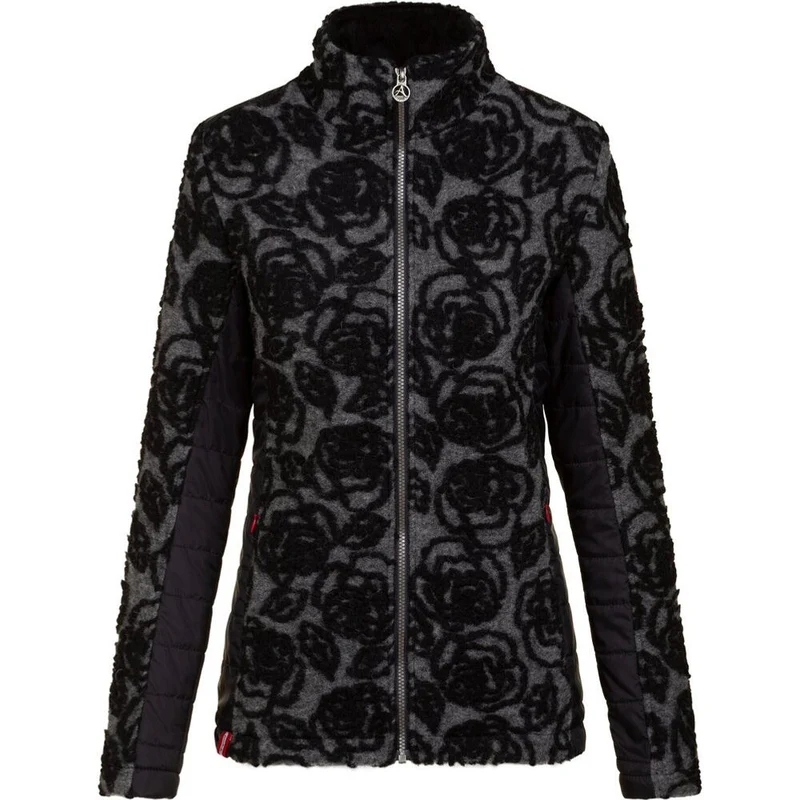 Almgwand 1928 Damen Jacke Illingerberg anthrazit-schwarz