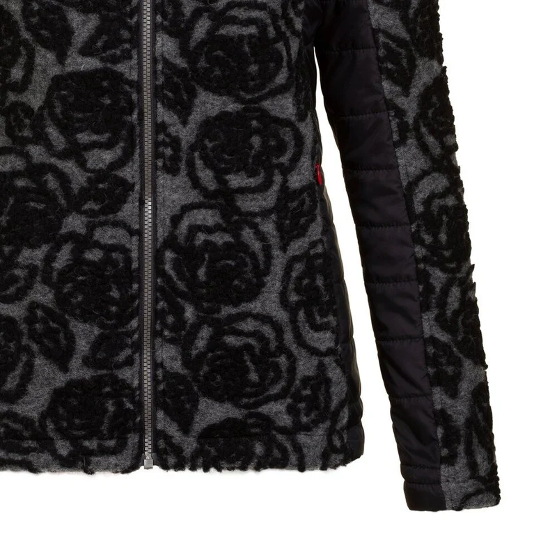 Almgwand 1928 Damen Jacke Illingerberg anthrazit-schwarz