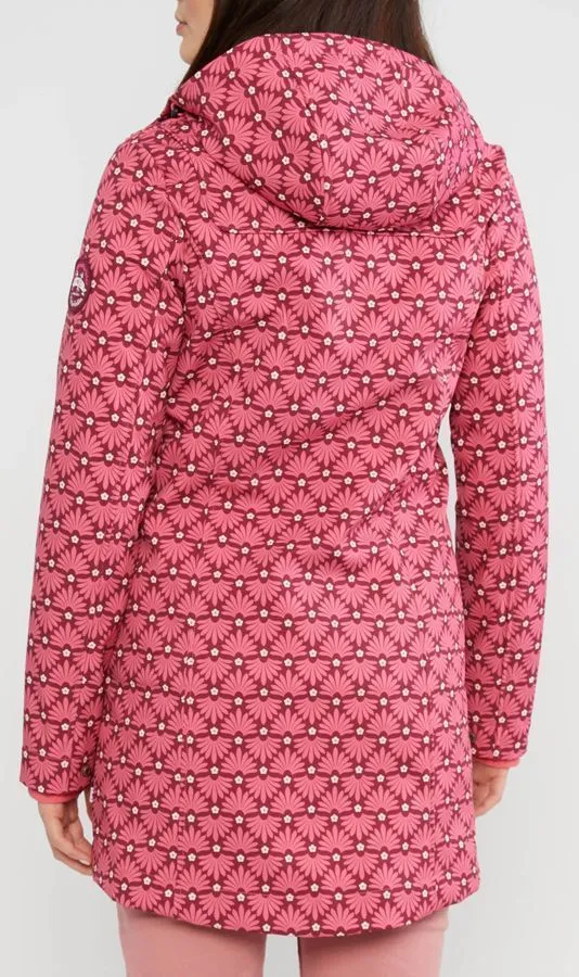 Blutsgeschwister Damen Softshell-Parka Wild Weather ageless hippie flower