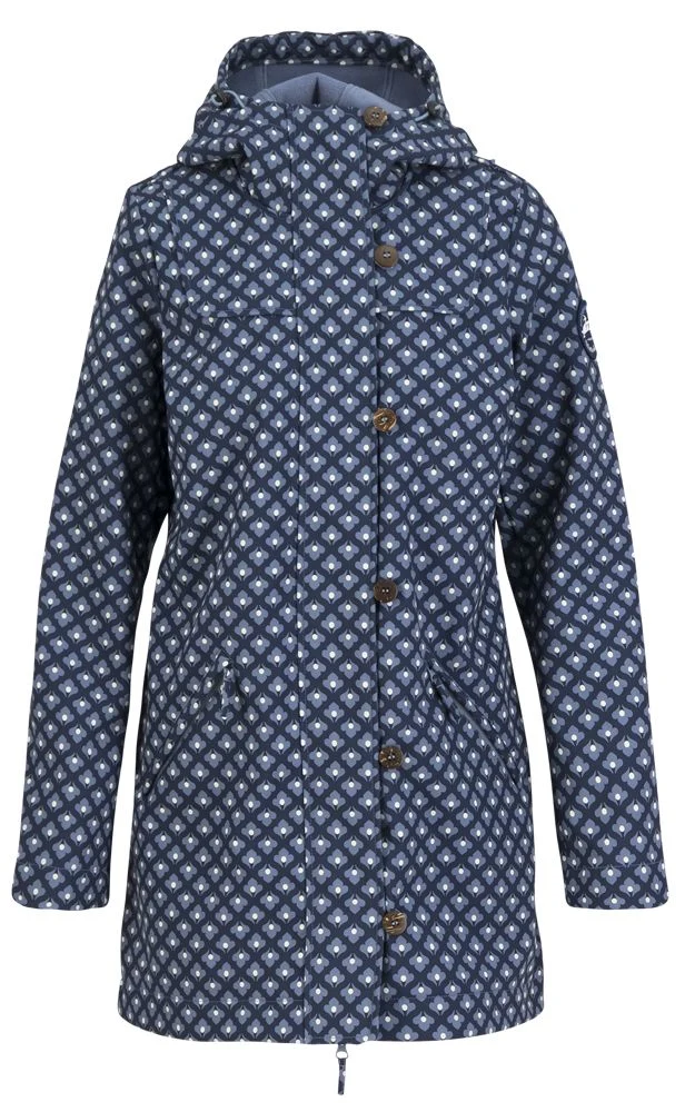 Blutsgeschwister Damen Softshell-Parka Wild Weather breeze of sky