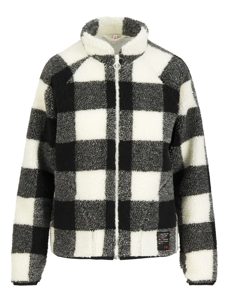 Blutsgeschwister Übergangsjacke Smoochy Woods Damen vegas quilted check