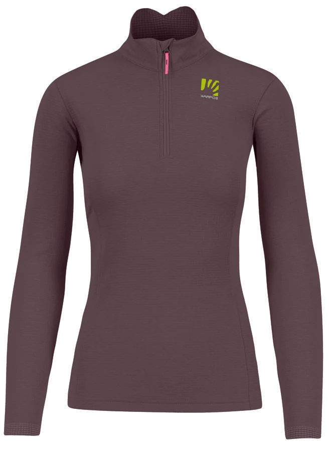 Karpos Pizzocco Half Zip Damen Fleeceshirt huckleberry