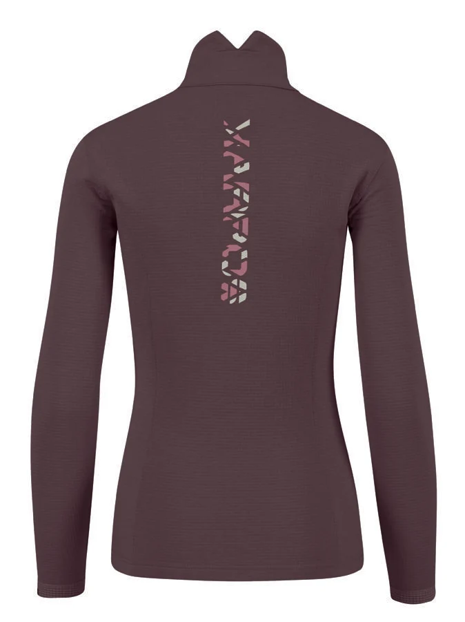 Karpos Pizzocco Half Zip Damen Fleeceshirt huckleberry