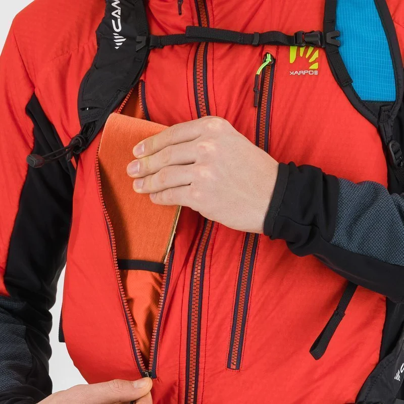Karpos Alagna Plus Evo Herren Isolationsjacke fiery red/midnight