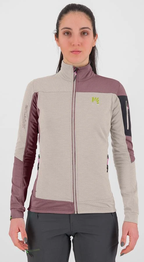 Karpos Cherz Damen Fleecejacke oat/deco rose