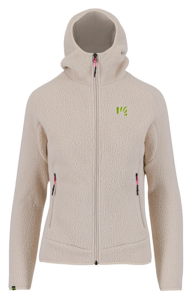 Karpos Moiazza Retro Hoodie Damen Fleecejacke oat