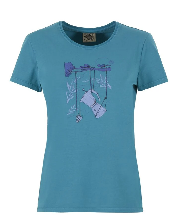 E9 W-Bond Damen Klettershirt turquoise