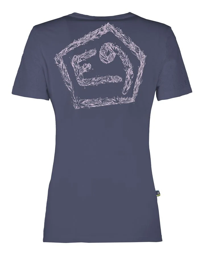 E9 Tin Damen Klettershirt plumbago