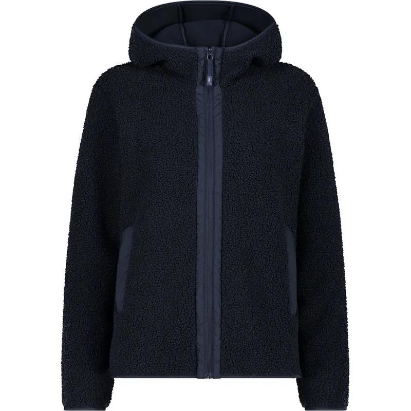 CMP Damen Jacket Fix Hood black blue