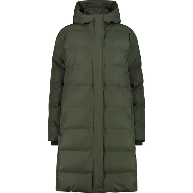 CMP Damen Coat Fix Hood forest Hardshelljacke