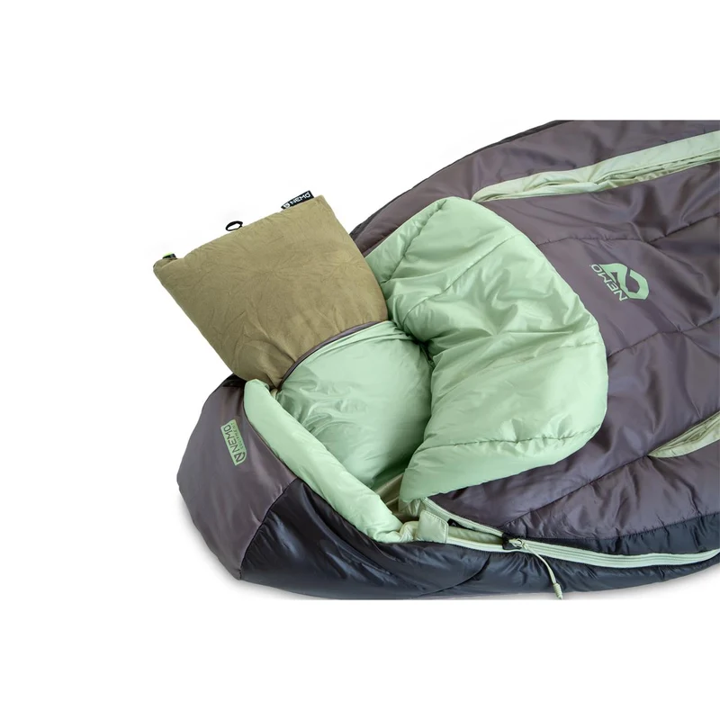 Nemo Forte™ Women's Endless Promise™ Synthetic Sleeping Bag plum gray/celadon green