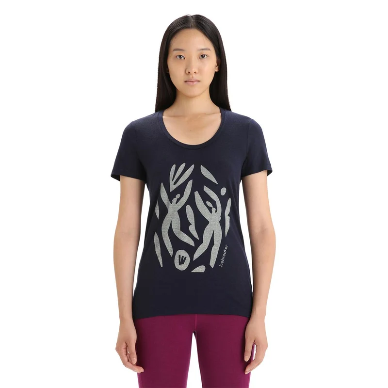 Icebreaker W Tech Lite II SS Scoop Tee Nature Celebration Damen T-Shirt