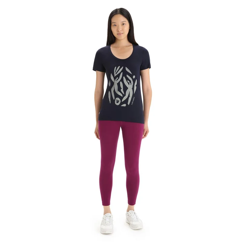 Icebreaker W Tech Lite II SS Scoop Tee Nature Celebration Damen T-Shirt