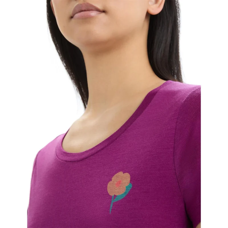 Icebreaker W Tech Lite II SS Tee Springtime Flowers Damen T-Shirt