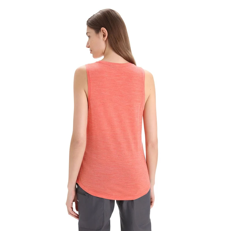 Icebreaker W Sphere II Tank vibrant earth heather Damen Top