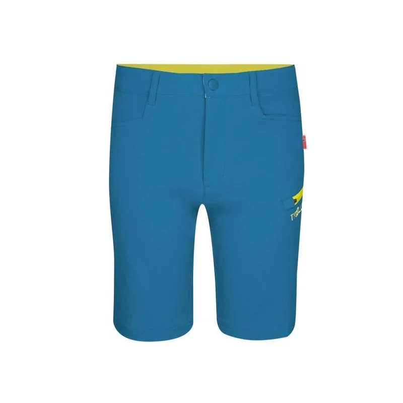 Trollkids - Haugesund Softshell Shorts - petrol lime