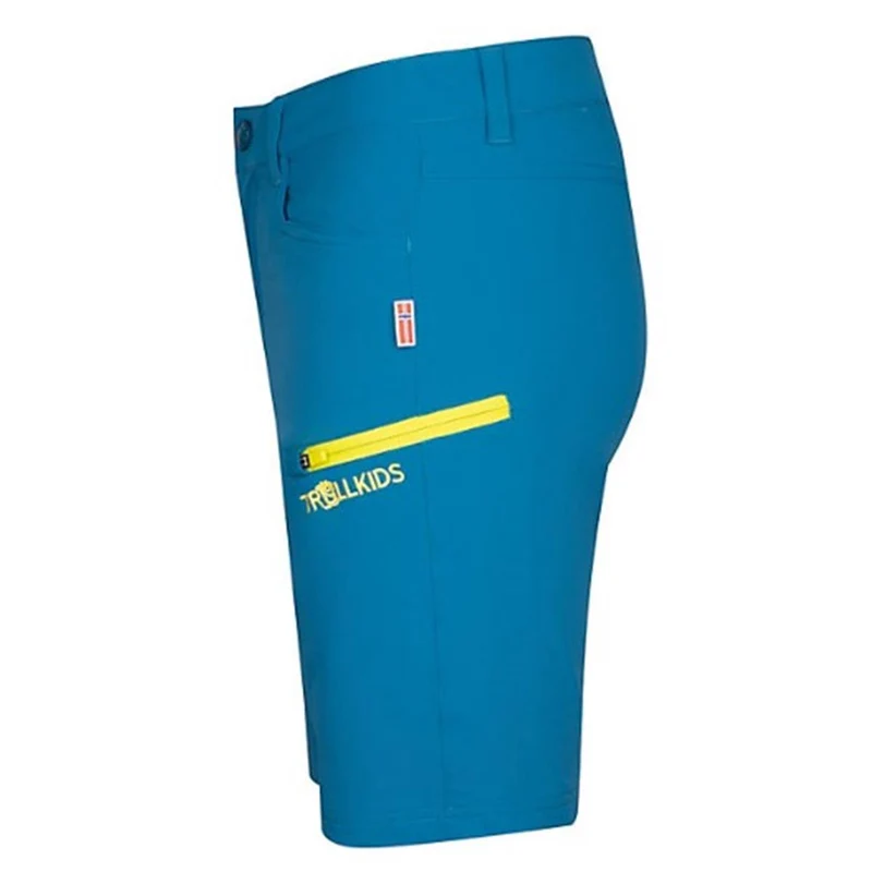 Trollkids - Haugesund Softshell Shorts - petrol lime