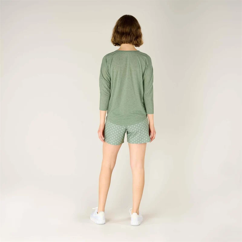 Sherpa Asha V-Neck 3/4 thyme